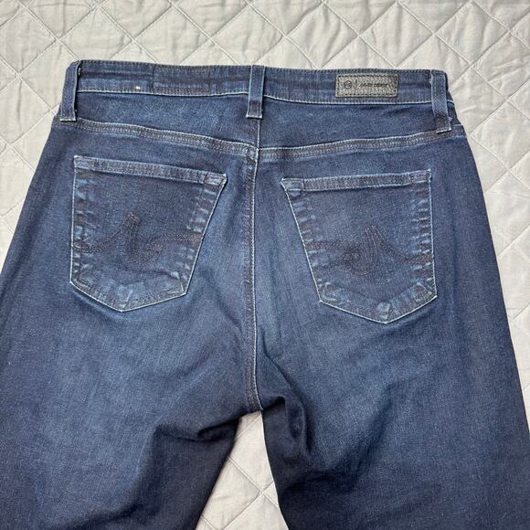AG Adriano Goldschmied angel low-rise boot leg jeans Japanese fabric women’s 28R - Picture 3 of 8